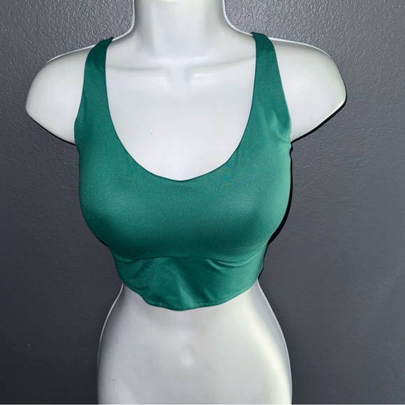 VS Victorias Secret Green Lightweight Allegro Padded Sports Gym Bra Medium 34DD - Picture 5 of 9